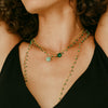 Collier Gold-Filled 14k Amazonite AMSELLEM