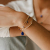Bracelets Gold-Filled 14k Lapis-lazuli AMSELLEM