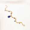 Bracelet Gold-Filled 14k Lapis-lazuli AMSELLEM