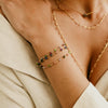 Bracelet rosaire Gold-Filled 14k Saphir AMSELLEM